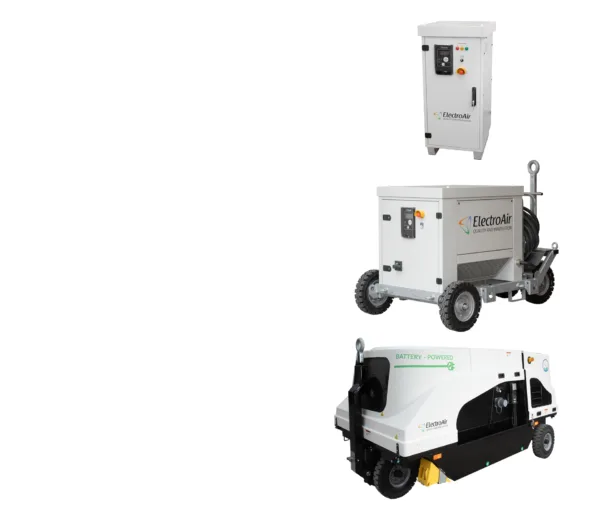 ElectroAir 400Hz Ground Power Units / Converters - stationary, mobile, and battery-powered models