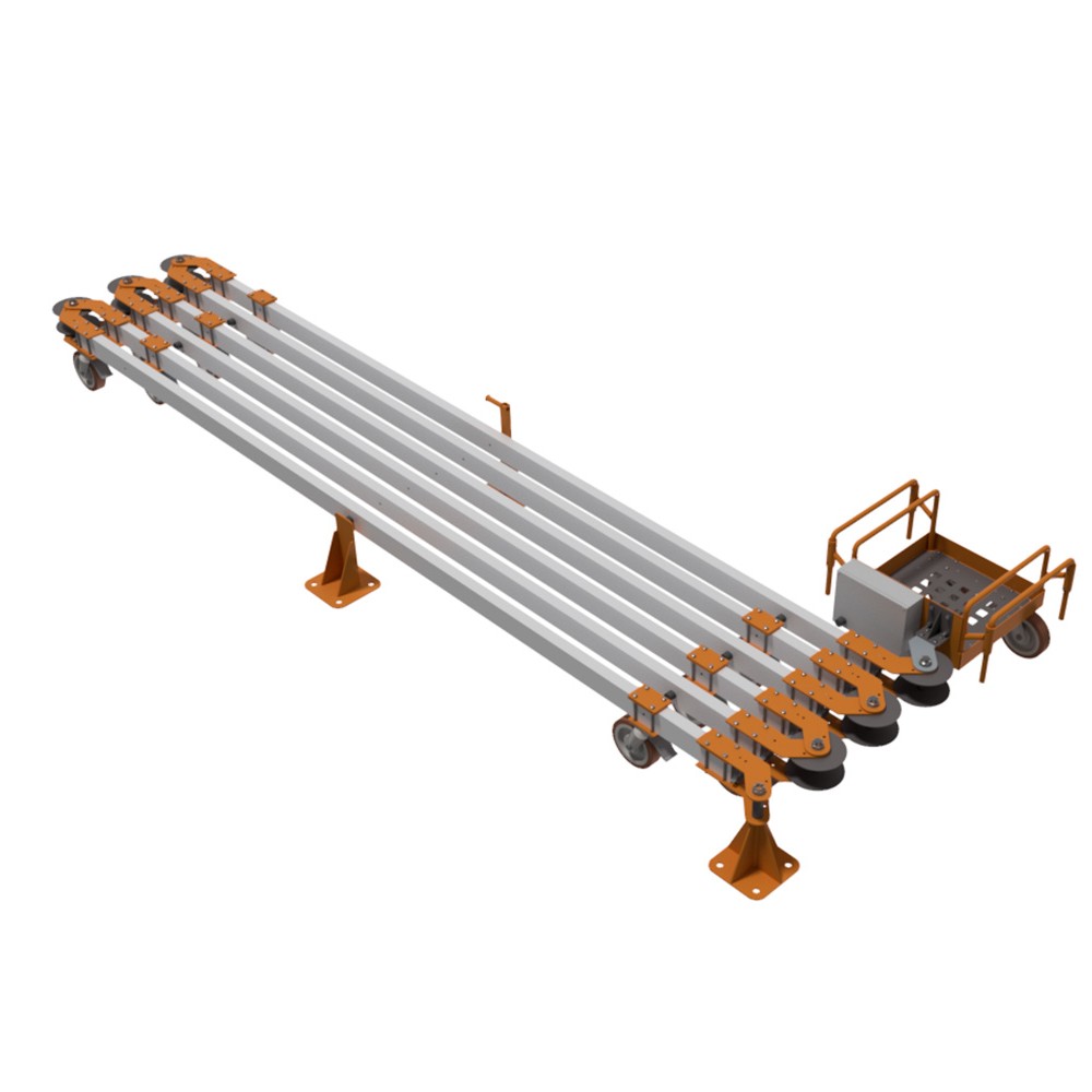 ElectroAir EAZ zig-zag cable extender for optimized ground power delivery