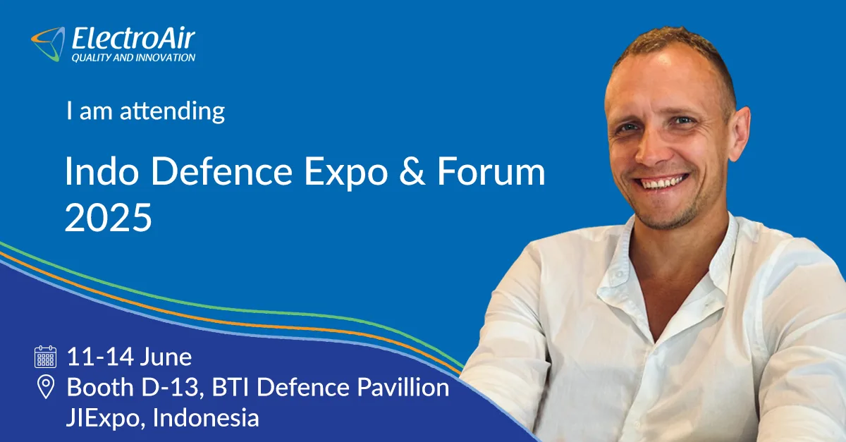 ElectroAir exhibiting at Indo Defence 2025 in Jakarta