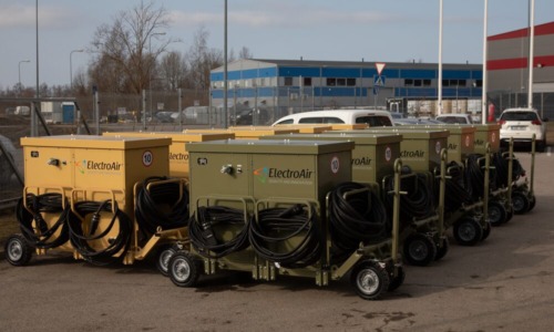 EACR series: Combined ground power units for Aircraft (400Hz + 28V DC)
