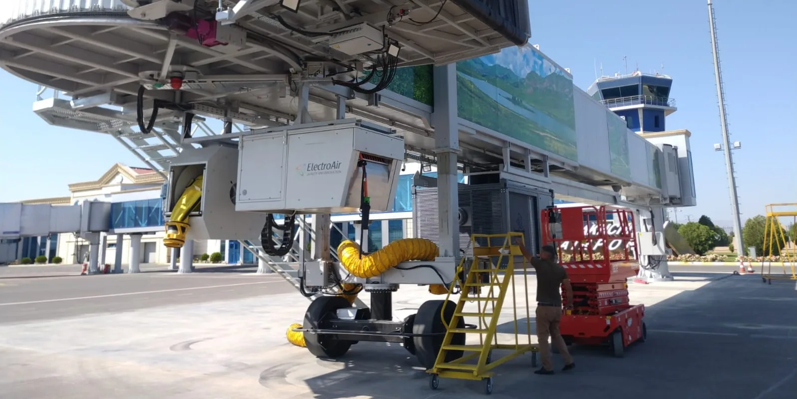 Under-bridge unit installation for ElectroAir GPU system