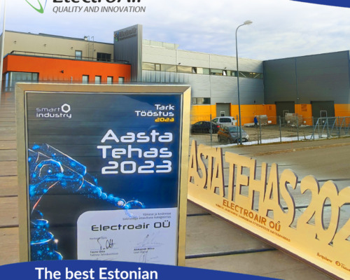 ElectroAir has won the Estonian Factory of the Year 2023 award